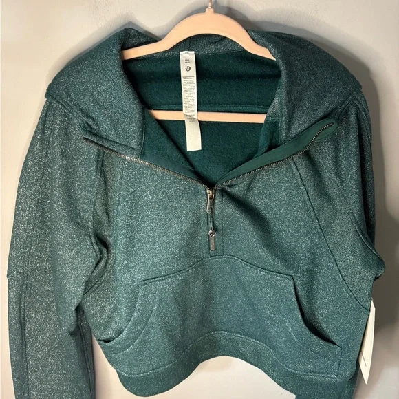 Lululemon Storm Teal Silver Sparkle Scuba - Picture 2 of 9